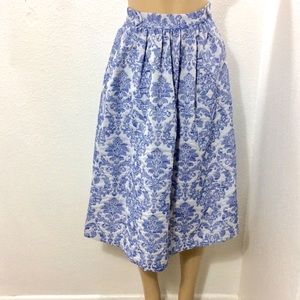 🍄H&M🍄 Damask Midi Skirt